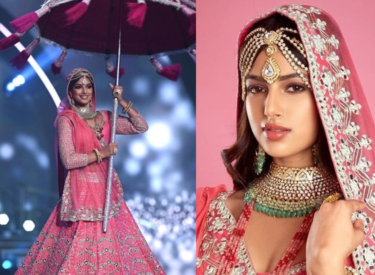 Miss Universe 2021 में हरनाज़ संधू ने बेहद खूबसूरती से कॉस्ट्यूम शो में भारत को दर्शाया, जानें इस पोशाक की खासियत - India Voice