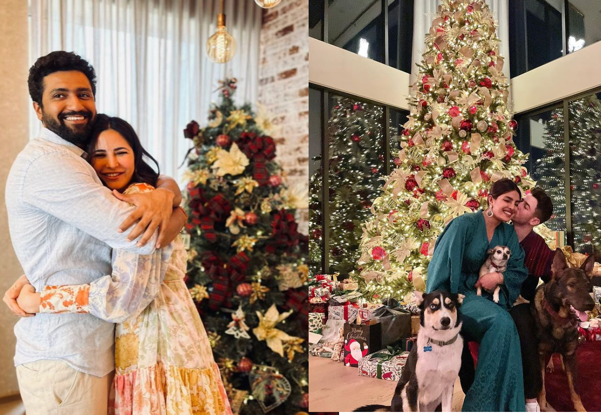 Celebrities Christmas : विक्की संग कैटरीना तो निक संग प्रियंका ने मनाया क्रिसमस, देंखे तस्वीरें