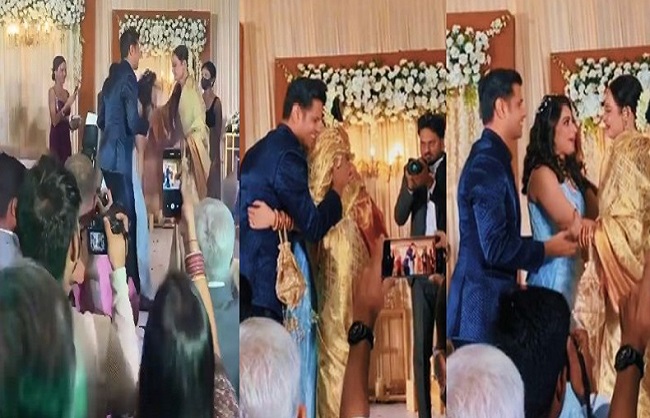 Wedding Reception: नील भट्ट और ऐश्वर्या शर्मा के वेडिंग रिसेप्शन में शामिल हुईं सदाबहार अभिनेत्री रेखा
