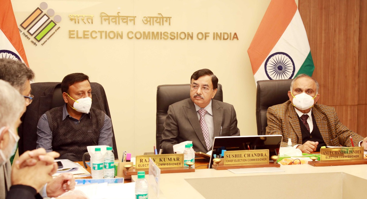 Election Commission : चुनाव आयोग ने 5 राज्यों में कोविड की स्थिति की समीक्षा की