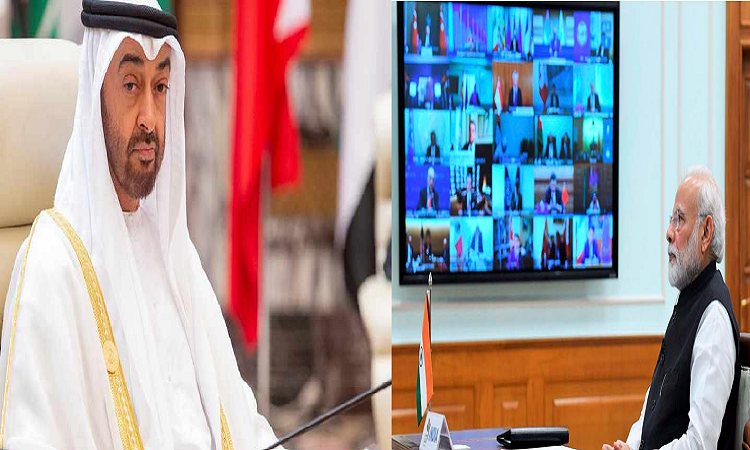 प्रधानमंत्री मोदी और अबू धाबी के क्राउन प्रिंस के बीच 18 फरवरी को वर्चुअल शिखरवार्ता
