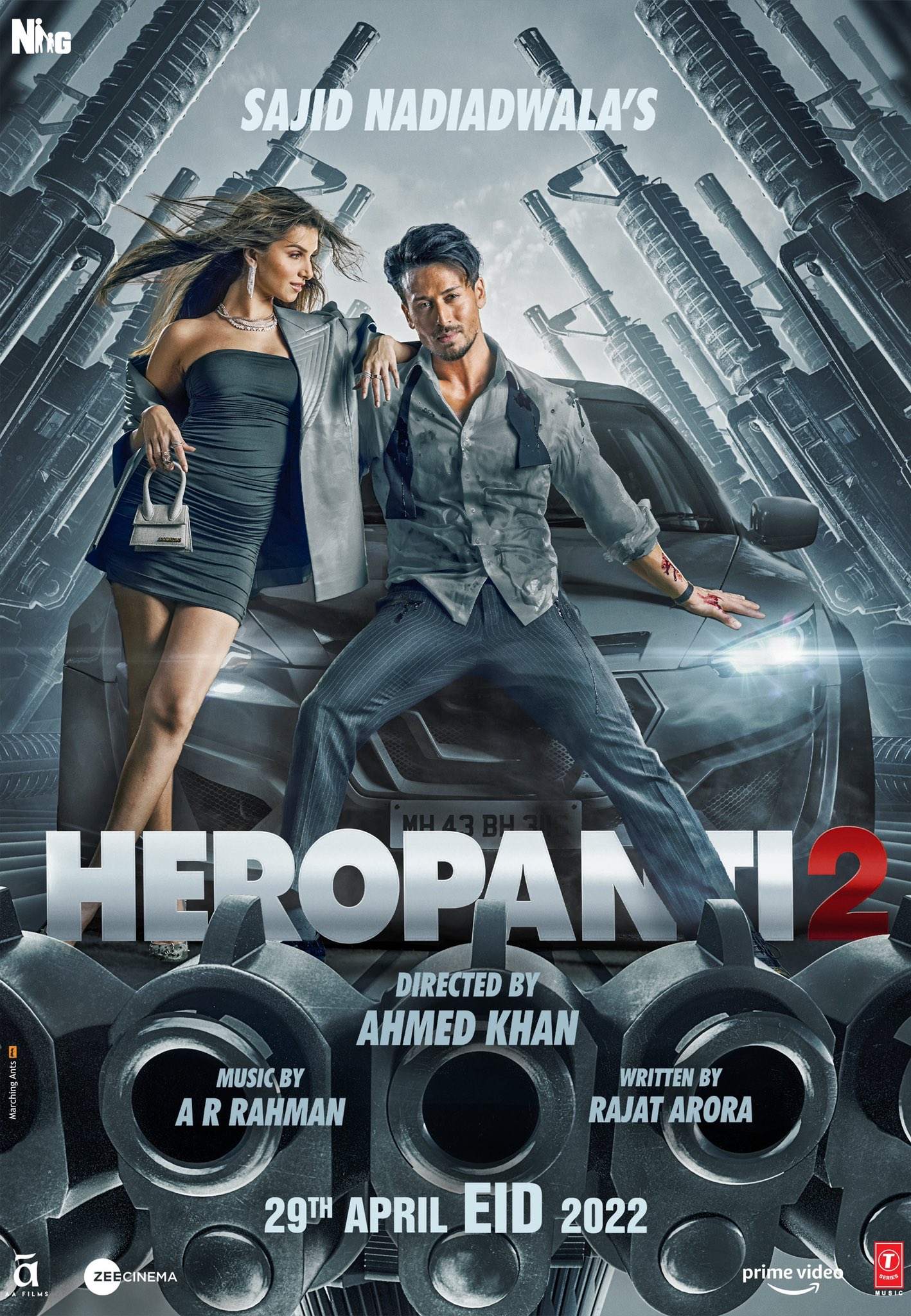 Heropanti 2 : ईद पर रिलीज होगी टाइगर श्रॉफ और तारा सुतरिया की फिल्म ‘हीरोपंती 2 ‘, फिल्म ‘हीरोपंती 2’ का नया पोस्टर जारी
