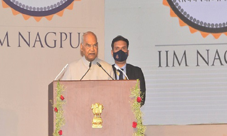 शिक्षा के साथ-साथ जीवन भी बेहतर बनाएगा नागपुर आईआईएम : राष्ट्रपति