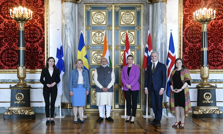 प्रधानमंत्री ने भारत-नॉर्डिक शिखर सम्मेलन में लिया भाग