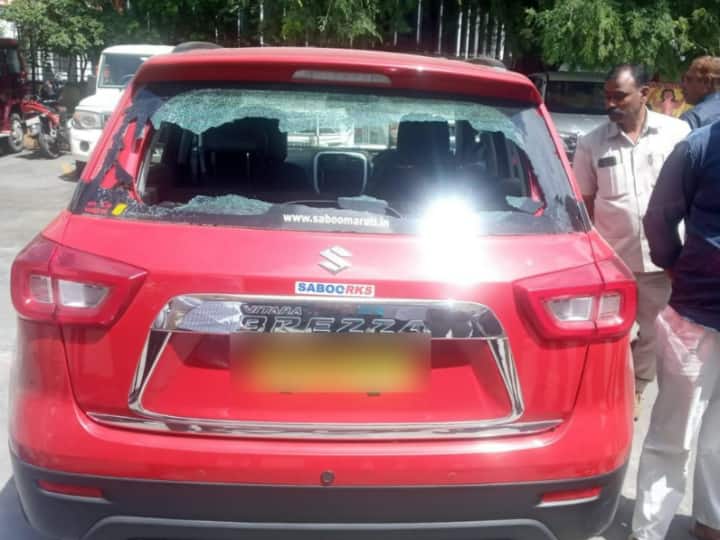 अमित शाह सुरक्षा उल्लंघन: हैदराबाद में गृहमंत्री की सुरक्षा में सेंध, काफिले के बीच TRS नेता ने कार घुसाई