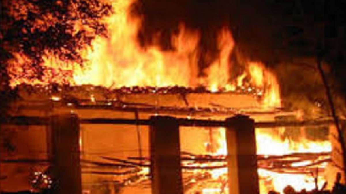 Puskar News:पुष्कर मे दर्दनाक हादसा ,झोपड़ी बनी आग का गोला ,दो बच्चे जिंदा जले