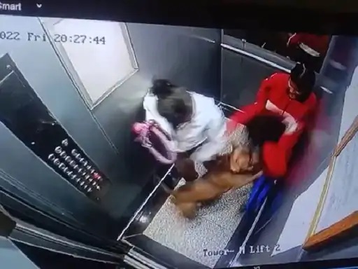 नोएडा सोसायटी की लिफ्ट में कुत्ते ने दो बच्चियों पर किया हमला, मामला CCTV कैमरे में कैद