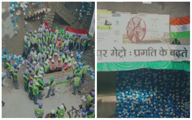 कानपुर मेट्रो प्रोजेक्ट ने पकड़ी रफ्तार, एक हजार मीटर की टनल बनकर तैयार