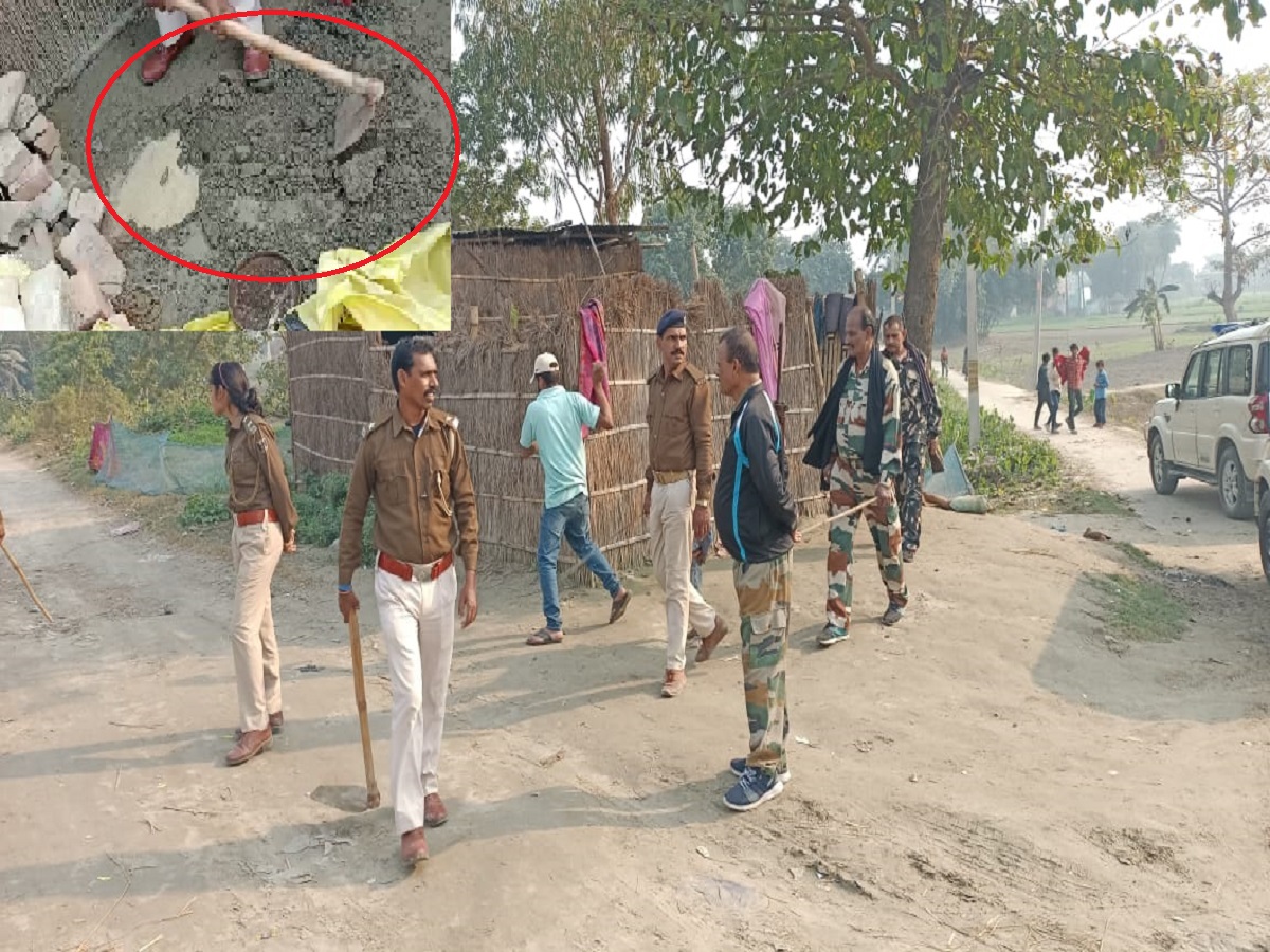 Bihar News:छपरा शराब कांड के बाद पुलिस अलर्ट पर,मांझा में जमीन के अंदर मिली शराब की खेप