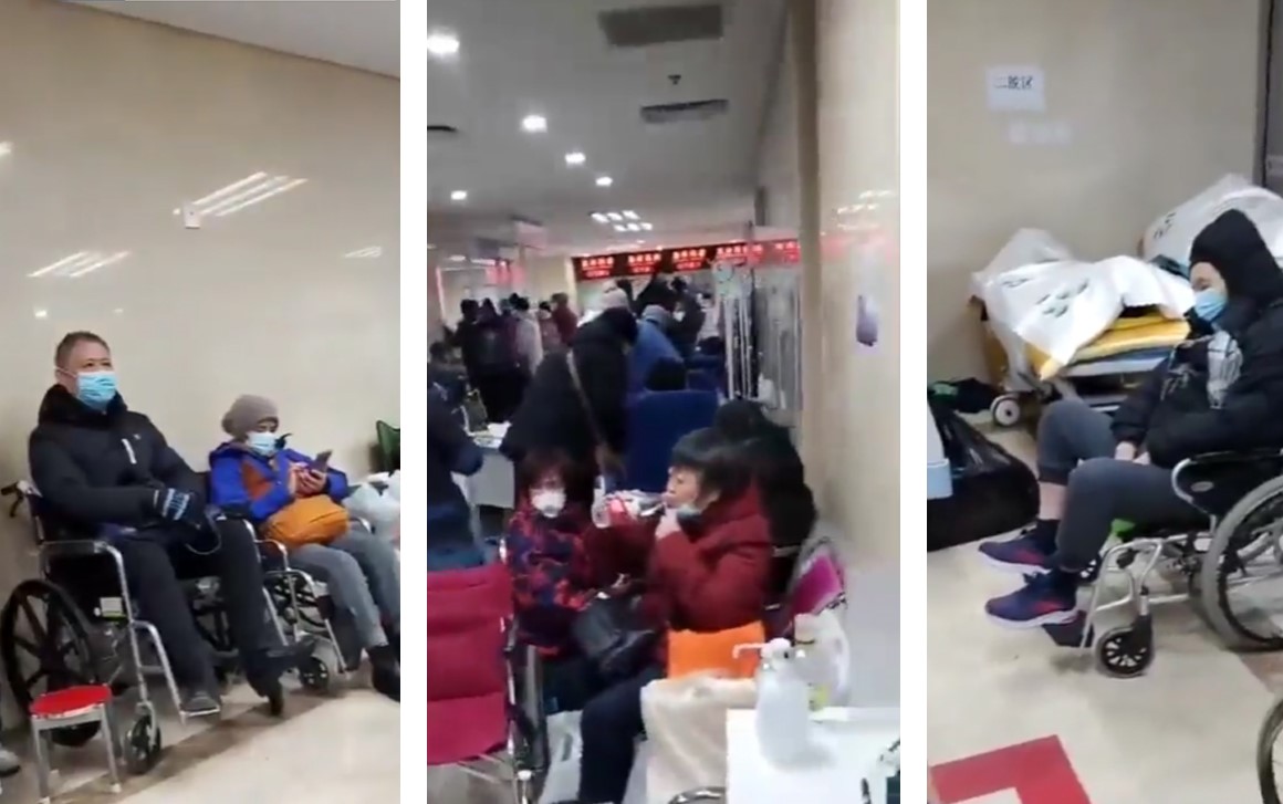 चीन में कोविड का तांडव, भेड़-बकरियों की तरह मर रहे हैं इंसान; अस्पतालों में मरीजों की खचाखच भीड़- देखें वीडियो