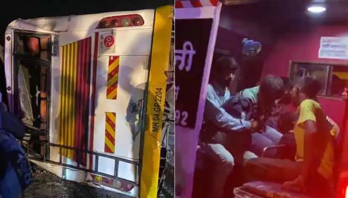 Maharashtra accident: रायगढ़ में पिकनिक मनाकर लौट रहे छात्रों से भरी बस पलटने से 2 की मौत, कई घायल