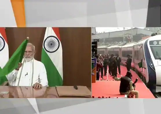 मां हीराबेन को आखिरी विदाई देने के बाद कोलकाता में PM मोदी ने वंदे भारत ट्रेन को दिखाई हरी झंडी