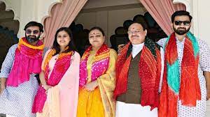 बीजेपी प्रदेशअध्यक्ष जेपी नड्डा के घर गुंजेगी शहनाई,25 जनवरी को जयपुर की रिद्धि से बेटे हरीश की शादी