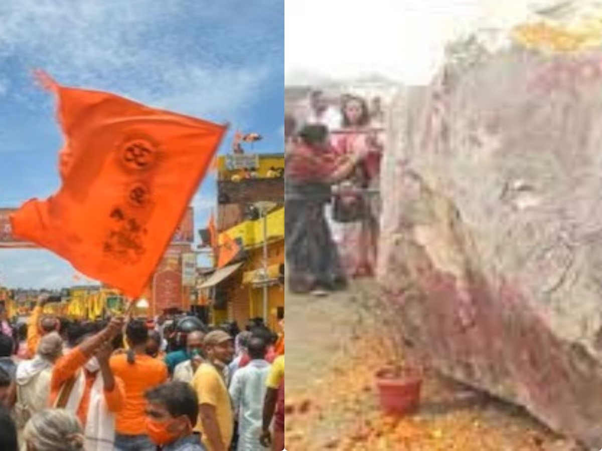 Ram Janma Bhoomi: भगवान राम की मूर्ति के लिए नेपाल से अयोध्या पहुंची शालिग्राम शिलाएं, राम सेवक पुरम में रखा गया शालिग्राम पत्थर