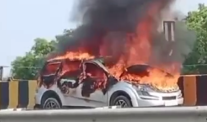 car burnt