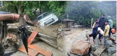 हिमाचलः कुल्लू में दो स्थानों पर बादल फटने से मची तबाही, एक की जान गई, 9 गाड़ियां बहीं 
