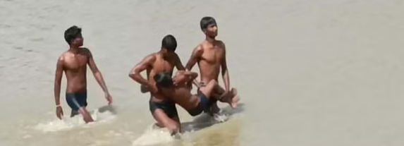 हमीरपुर में तालाब में डूबकर तीन बच्चों की मौत, परिजनों में मचा कोहराम