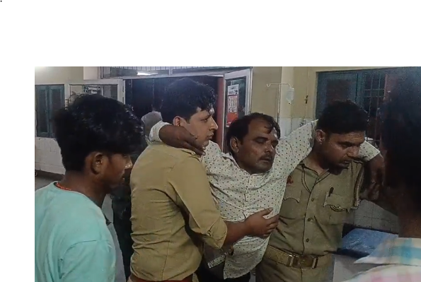 अलीगढ़ में पुलिस मुठभेड़ में एक बदमाश को लगी गोली, दूसरा फरार