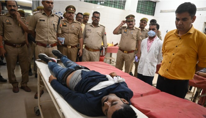 जौनपुर में पुलिस मुठभेड़ में एक लाख का इनामी बदमाश ढेर