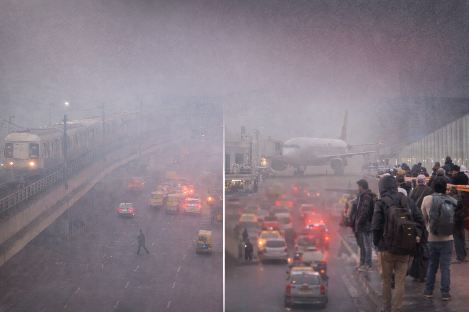 2026 की पहली सुबह: कोहरे ने ढकी राजधानी, ठंड बढ़ी