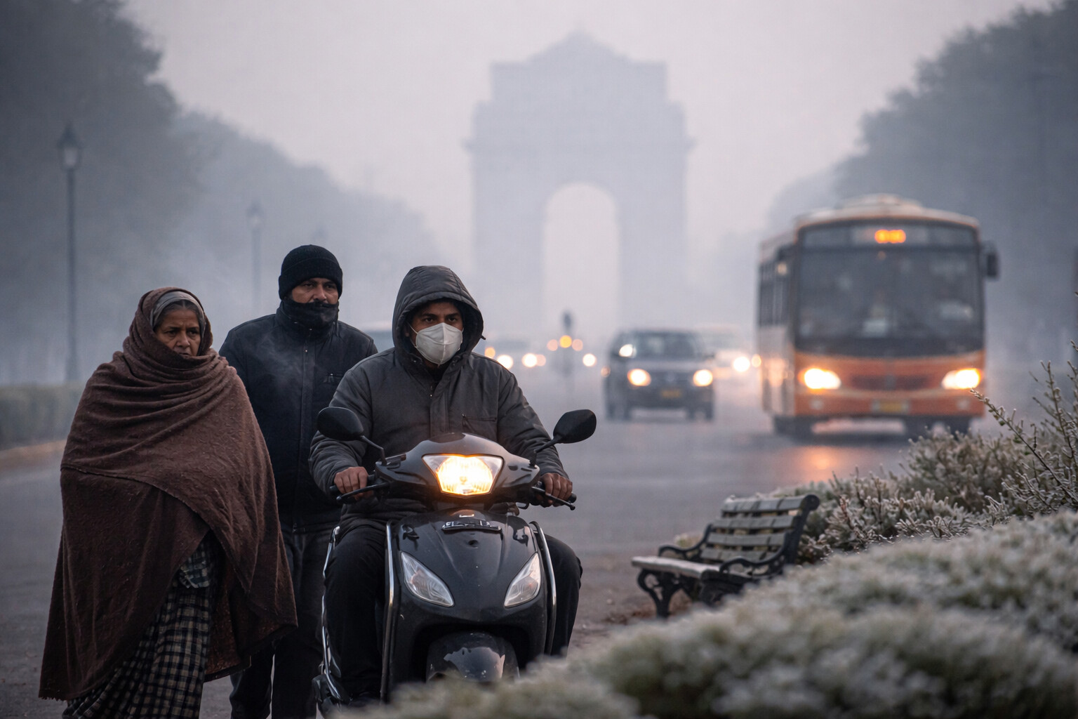 दिल्ली की जनवरी ने बढ़ाई कंपकंपी: तीन साल में सबसे सर्द मौसम