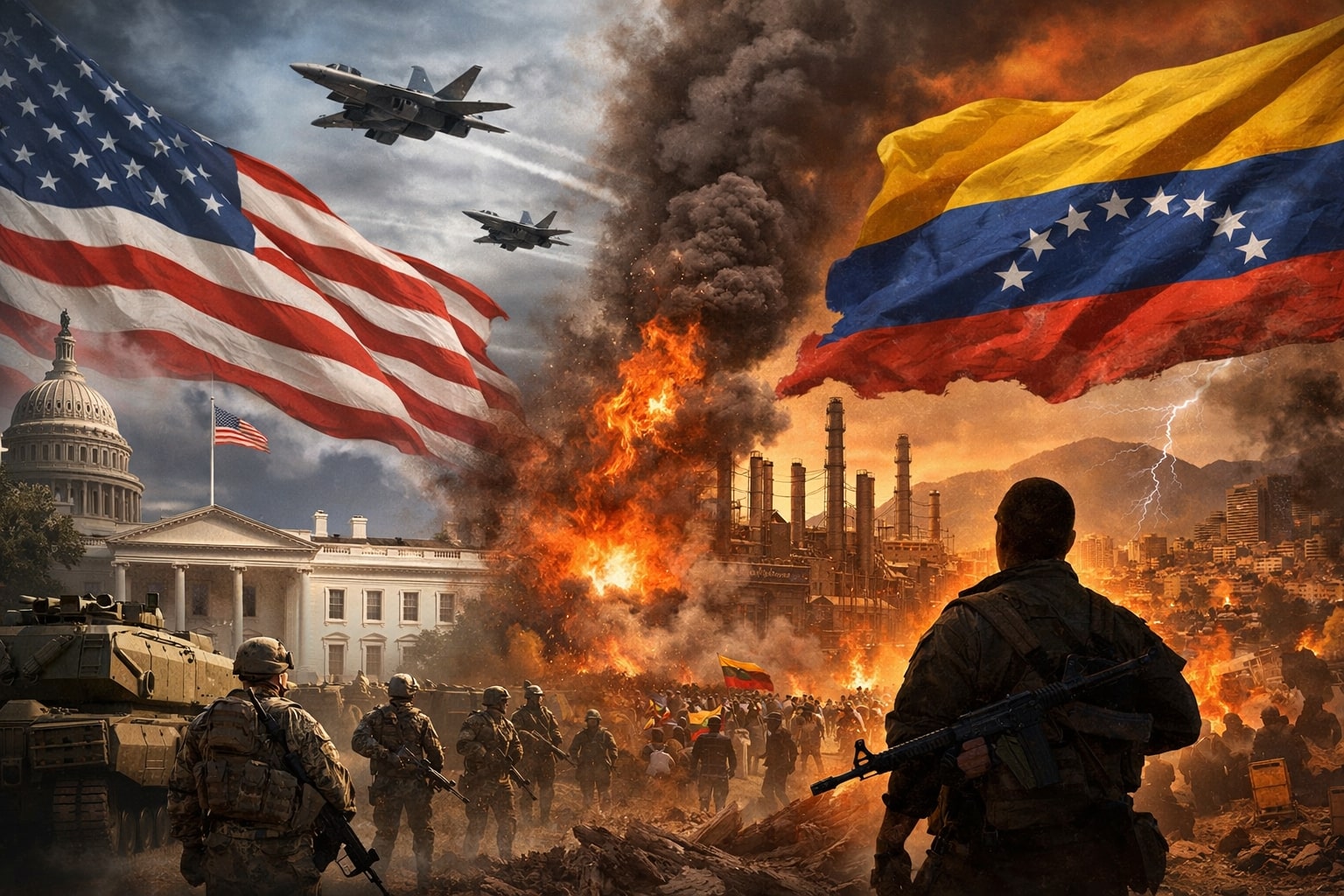 वेनेज़ुएला बनाम अमेरिका: जब लोकतंत्र के नाम पर ताक़त का नंगा खेल खेला गया