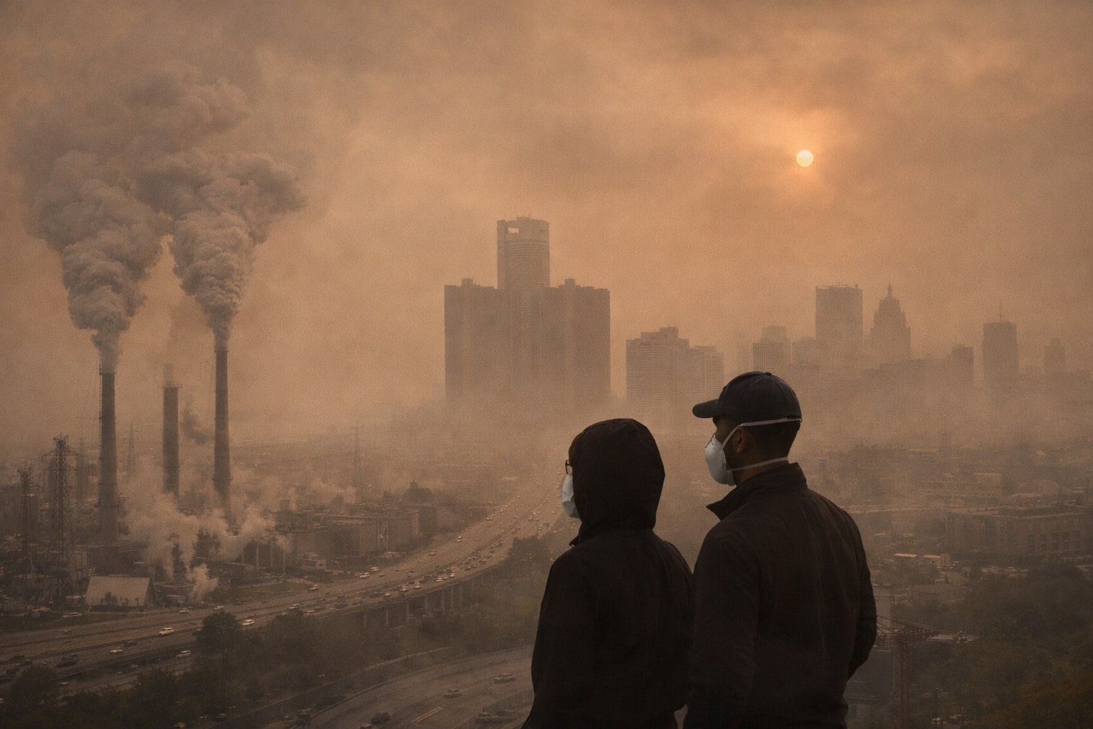 डिट्रॉइट की दमघोंटू हवा: अब विकसित दुनिया के लिए भी बढ़ती पर्यावरणीय चेतावनी