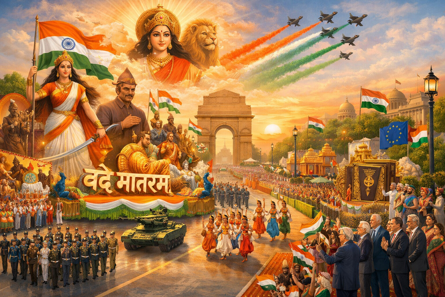 गणतंत्र दिवस 2026: जब ‘वंदे मातरम्’ बनेगा भारत की आत्मा का स्वर