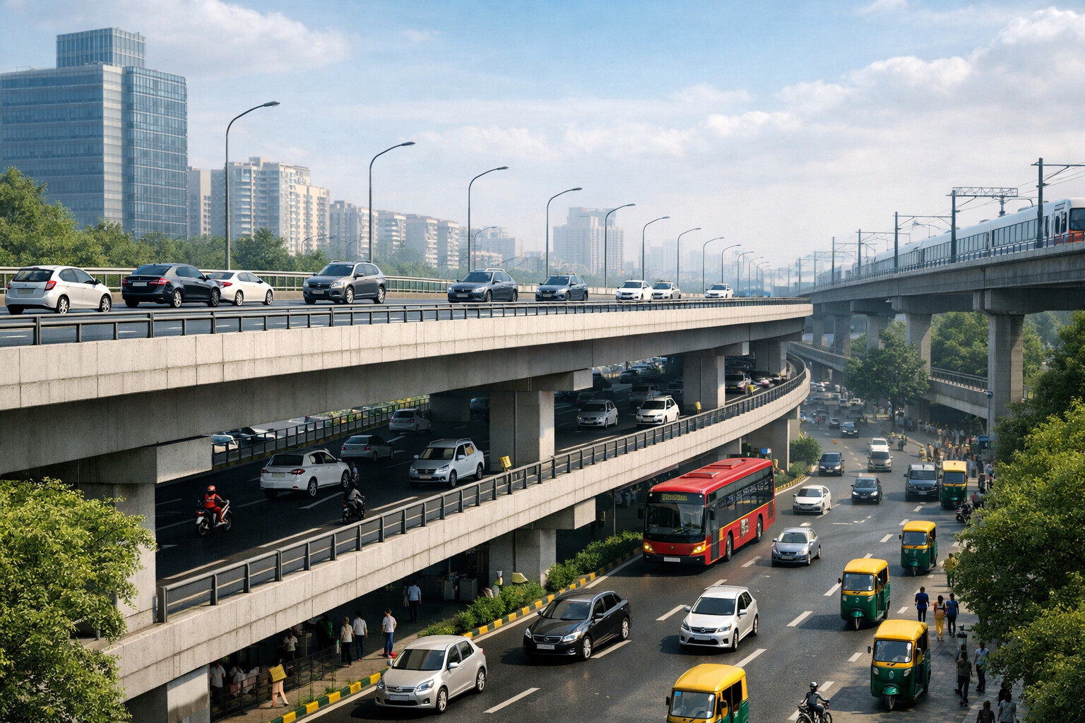 दिल्ली सरकार ने साउथ दिल्ली में डबल-डेक्कर फ्लाईओवर को हरी झंडी दी: ट्रैफिक जाम से राहत की उम्मीद