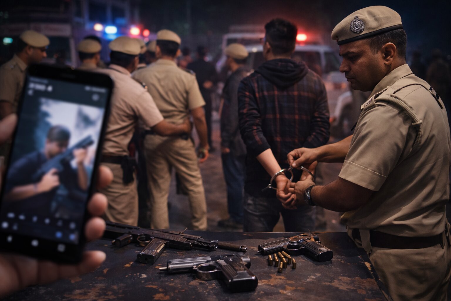 ऑपरेशन शस्त्र: दिल्ली पुलिस का सोशल मीडिया पर हथियारों के प्रदर्शन के खिलाफ अभियान