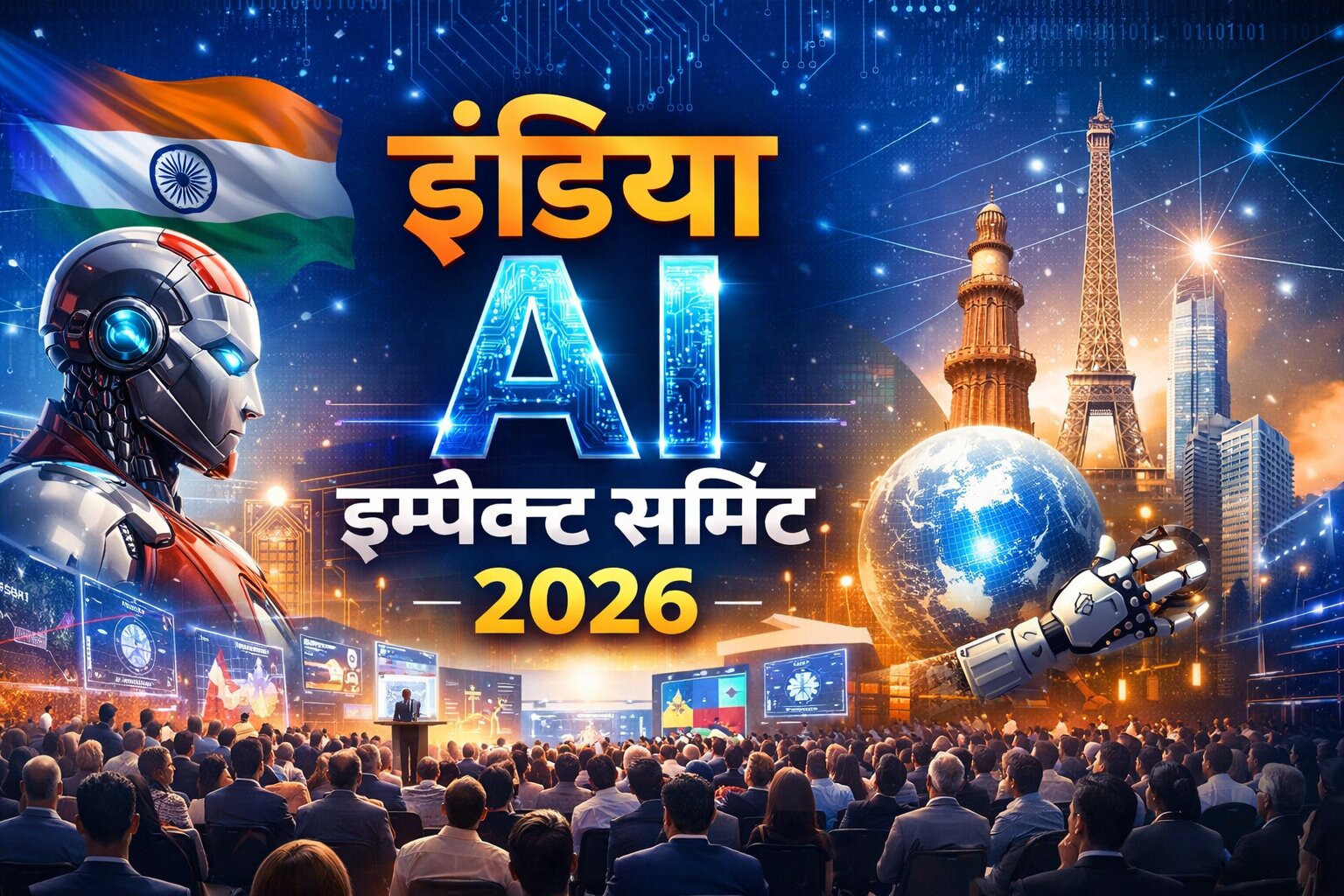इंडिया एआई इम्पैक्ट समिट 2026: विश्व का सबसे बड़ा कृत्रिम बुद्धिमत्ता सम्मेलन