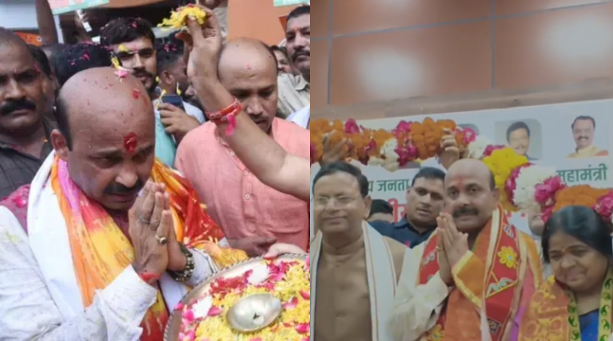 BJP राष्ट्रीय महामंत्री हरीश द्विवेदी का लखनऊ में भव्य स्वागत, कहा - 2027 में फिर बनेगी यूपी में भाजपा सरकार