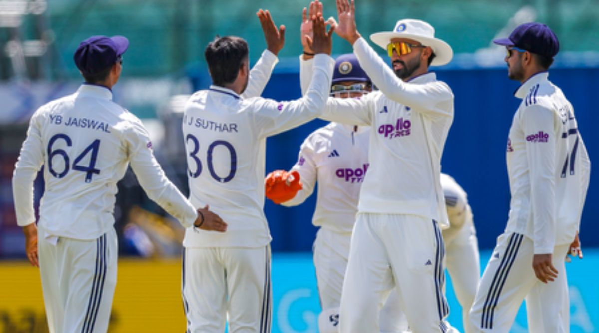 India vs Sri Lanka 1st Test : सुथार-जडेजा ने चटकाए 7 विकेट, श्रीलंका सिर्फ 284 रन पर ढेर, भारत के पास शानदार बढ़त