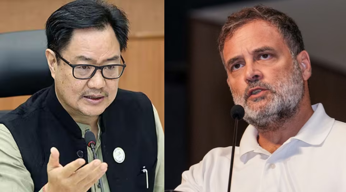 परिसीमन और महिला आरक्षण पर राहुल से मिले किरेन रिजिजू, नहीं बनी सहमति