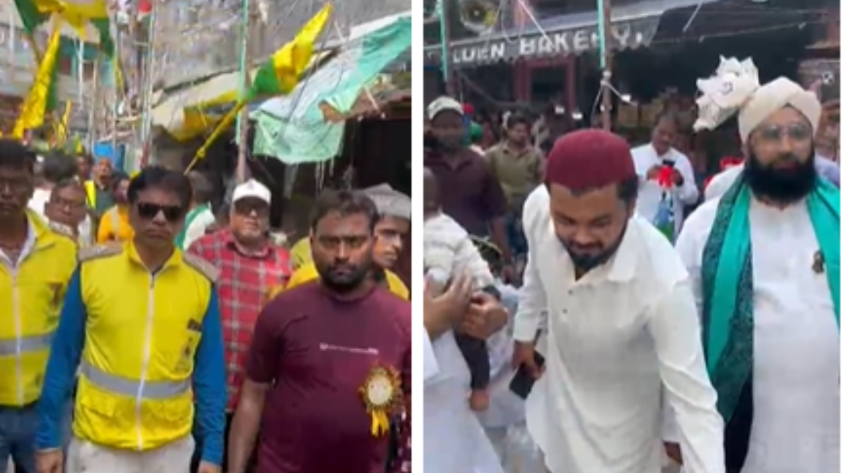 प्रयागराज नगर क्षेत्र में निकाला गया जुलूस-ए-मोहम्मदी, सैकड़ों लोग हुए शामिल