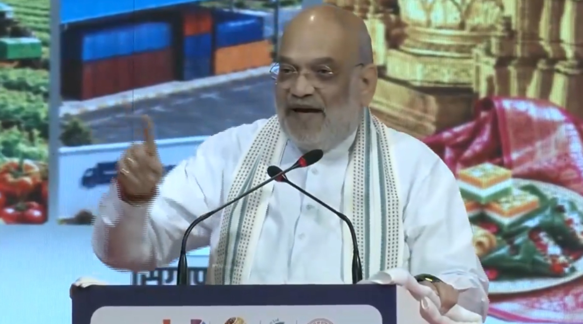 UP International Trade Show : अमित शाह ने कहा - BJP सरकार ने SP-BSP सरकारों के समय फैली गुंडागर्दी को खत्म कर दिया