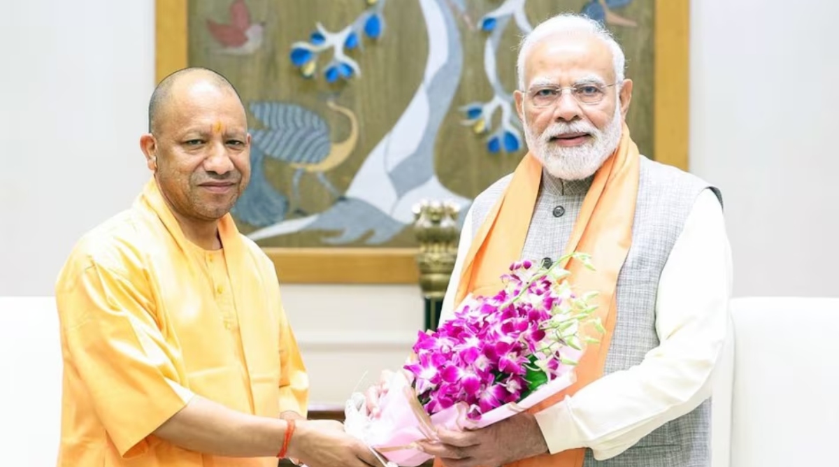 Delhi : PM आवास में CM योगी और PM मोदी के बीच मुलाकात, एक घंटे चली बैठक
