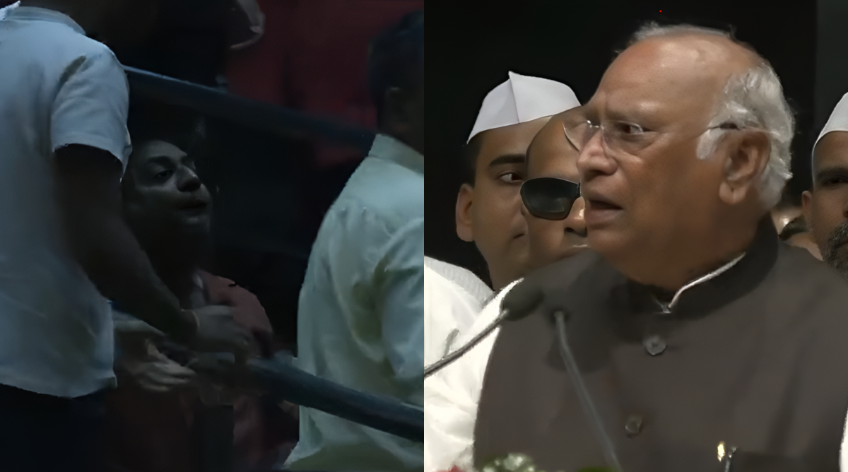 कार्यक्रम में हंगामा, मल्लिकार्जुन खरगे का विवादित बयान, कहा - 'मोदी का बाप भी जाएगा'