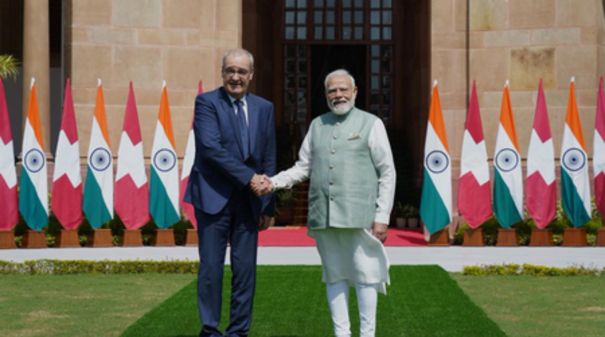 PM मोदी और स्विट्जरलैंड के राष्ट्रपति परमेलिन के बीच हैदराबाद हाउस में अहम बैठक